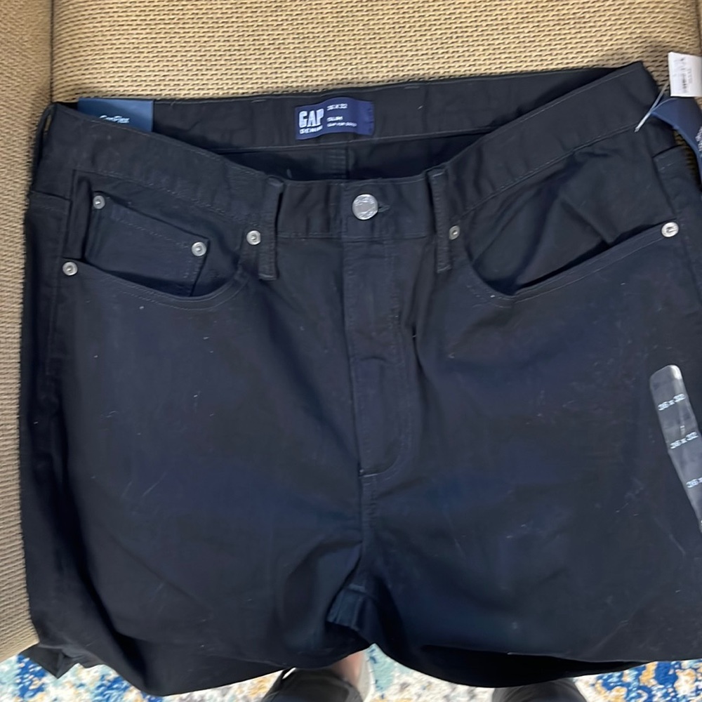 LAST CHANCE STEAL NWT mens GapFlex jeans Black 36 X 32